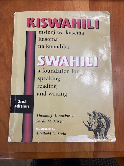 Swahili - a foundation for speaking, reading, and writing