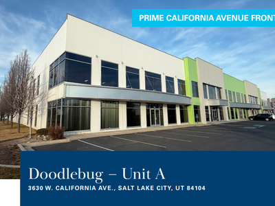 For Lease | 16,300 SF Office/Warehouse Space on California Ave - Salt Lake City