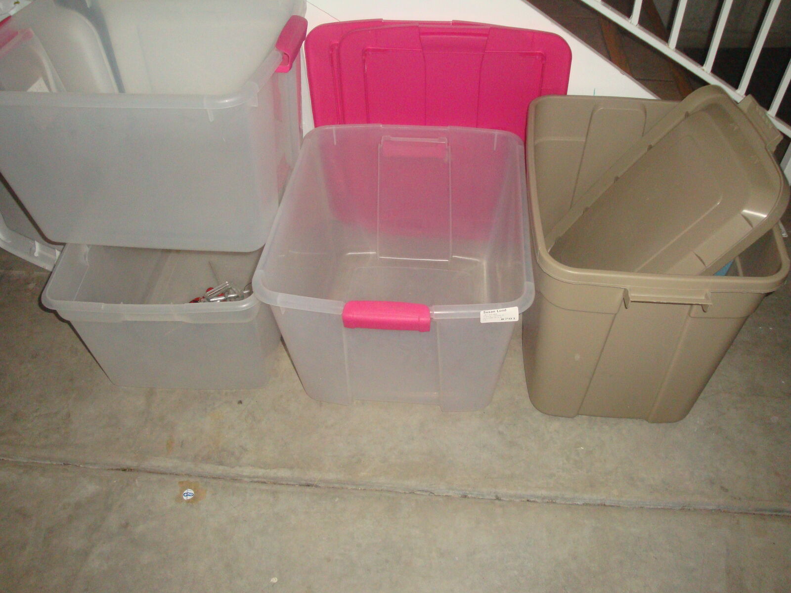 storage buckets