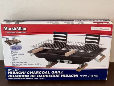 Table top Hibachi charcoal grill