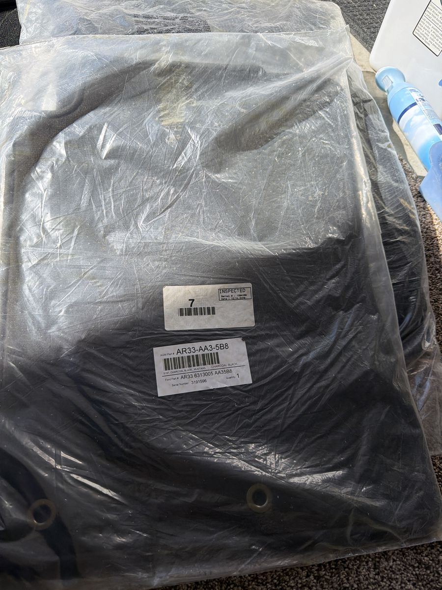 2015-2023 Ford Mustang Black Front Factory Floorma