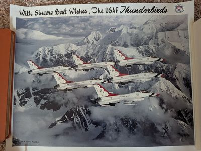 Poster USAF Thunderbirds, Mt. McKinley Alaska