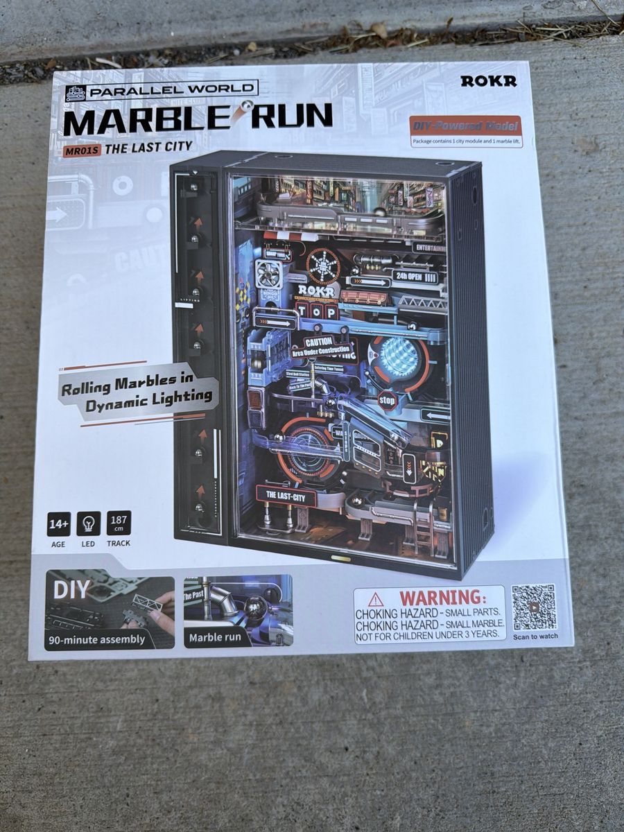 ROKR Parallel World Marble Run MR01S The Last City DIY Model Kit