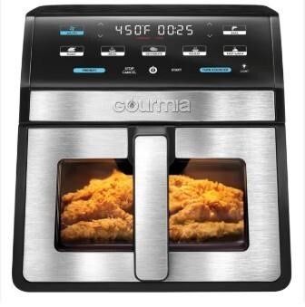 New Gourmia 8-Quart Digital Air Fryer with Window