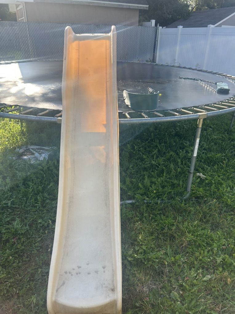 Slide And Swing With Chain For Swingset