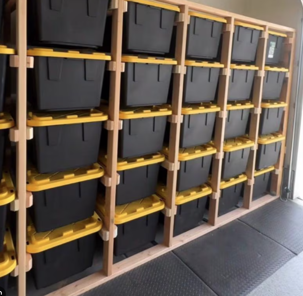 Tote shelves!  Multiple sizes available.