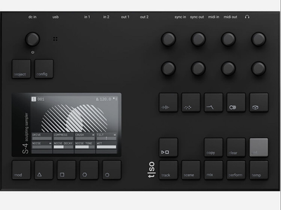 Torso Electronics S-4 Sculpting Sampler Audio Instrument (Black)