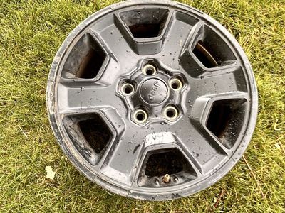 Set of 4 Jeep Black Aluminum Wheels- Used (4)