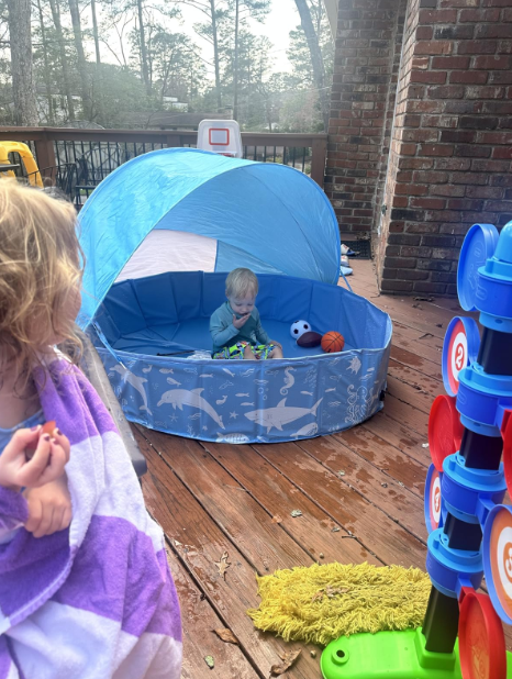 New in box Kiddie Pool with Canopy