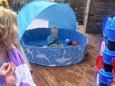 New in box Kiddie Pool with Canopy