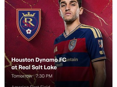 RSL vs Houston 2 Seats near mid field