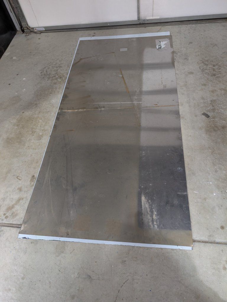3 Stainless Steel Sheets 84"x40"