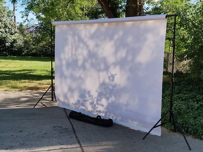 10 x 10 Backdrop Stand Kit and Seamless Backdrop Paper Roll
