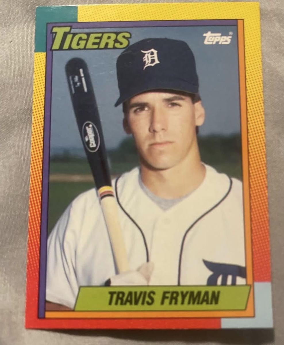Travis Fryman Baseball Card from 1990