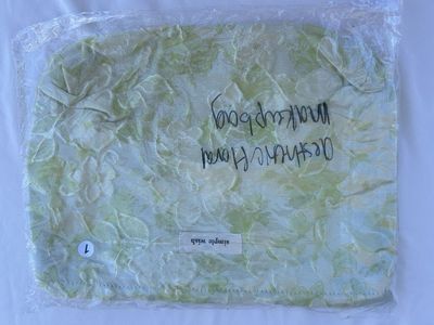 green floral Make Up Bag