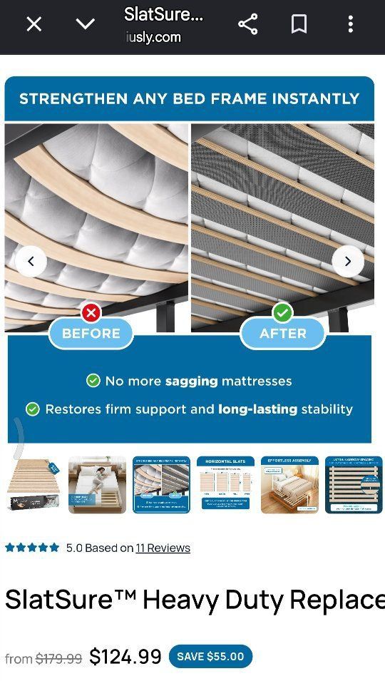 Bed Frame Slats for Mattress