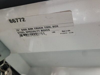 NEW LUND TOOL BOXES # 76772 & #86772 70in