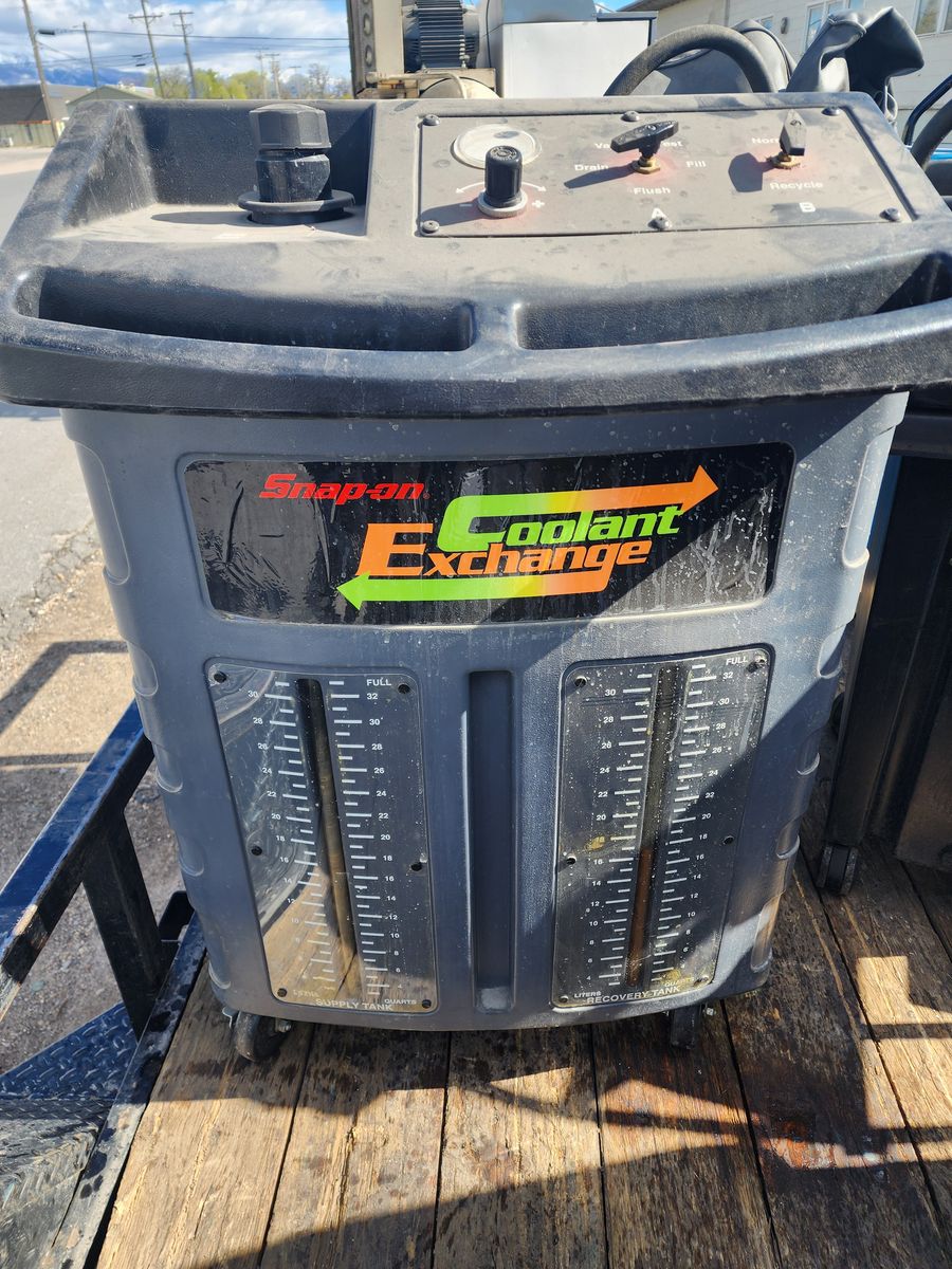 Snap-on Coolant Exchange Units - Unknown Condition