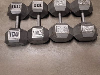 dumbbells 440 pounds