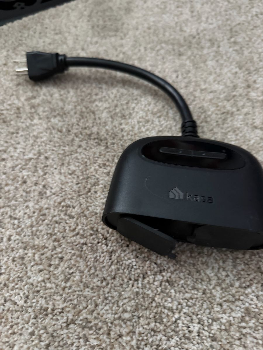 Kasa Smart Outdoor Wi-Fi Plug - Black