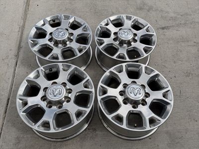 Dodge Ram 3500 Rims 18” like new with sensors