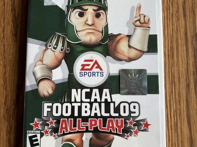 Nintendo Wii NCAA football 09 all play