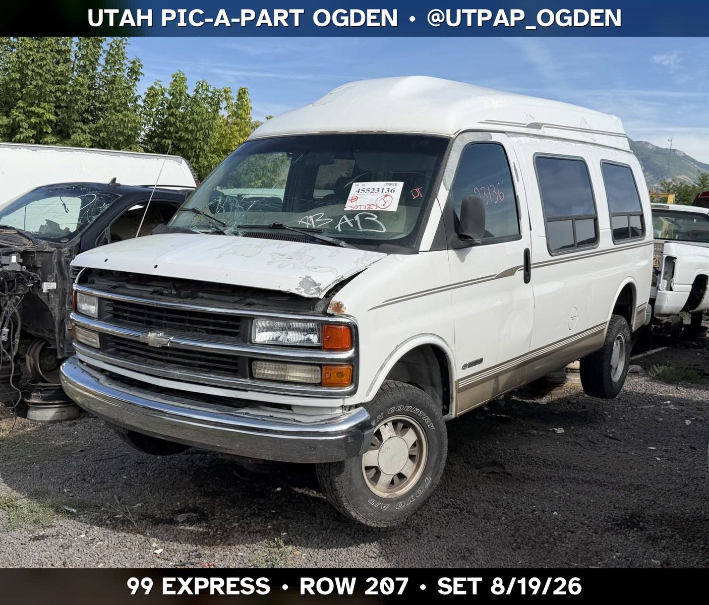 Just In! 1999 Chevrolet Express Parts - UTPAP Ogden