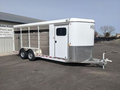 2026 Maverick Trailers Maverick HS Steel 4 Horse Trailer Steel frame with Aluminum Sides
