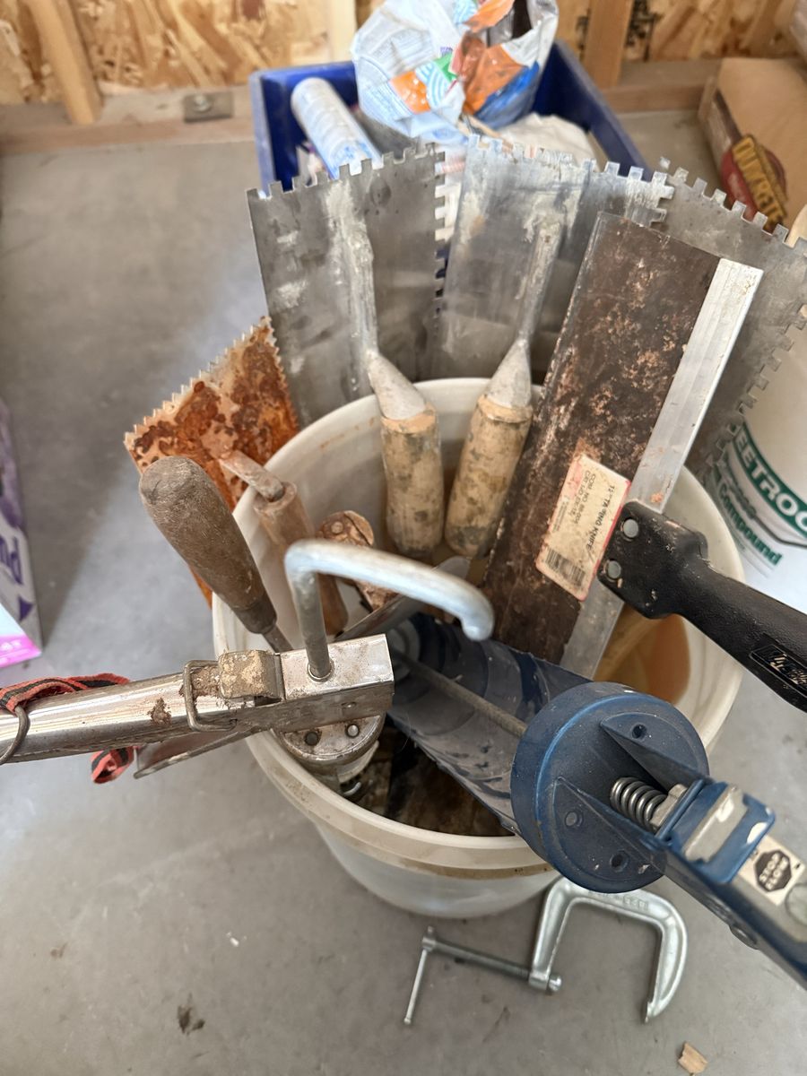 Drywall and tiling tools