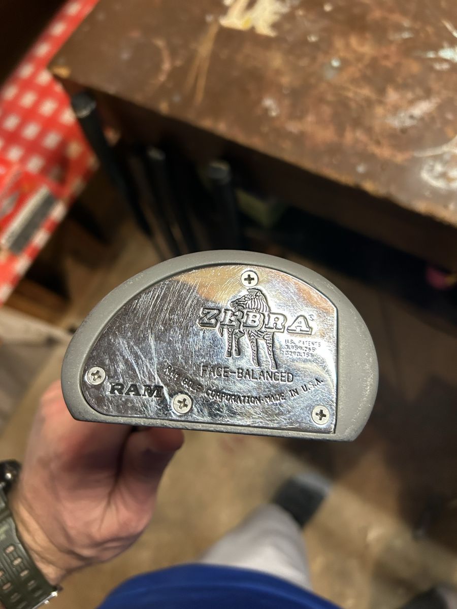 Zebra Face Balanced Putter RH Nice!