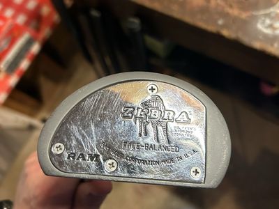 Zebra Face Balanced Putter RH Nice!