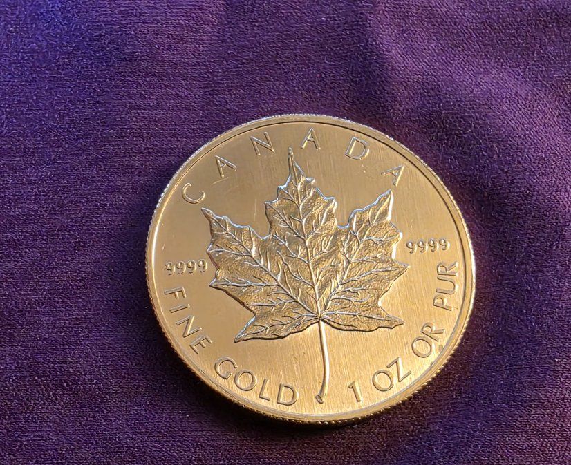 1oz Gold Maple 1996 .9999 fine