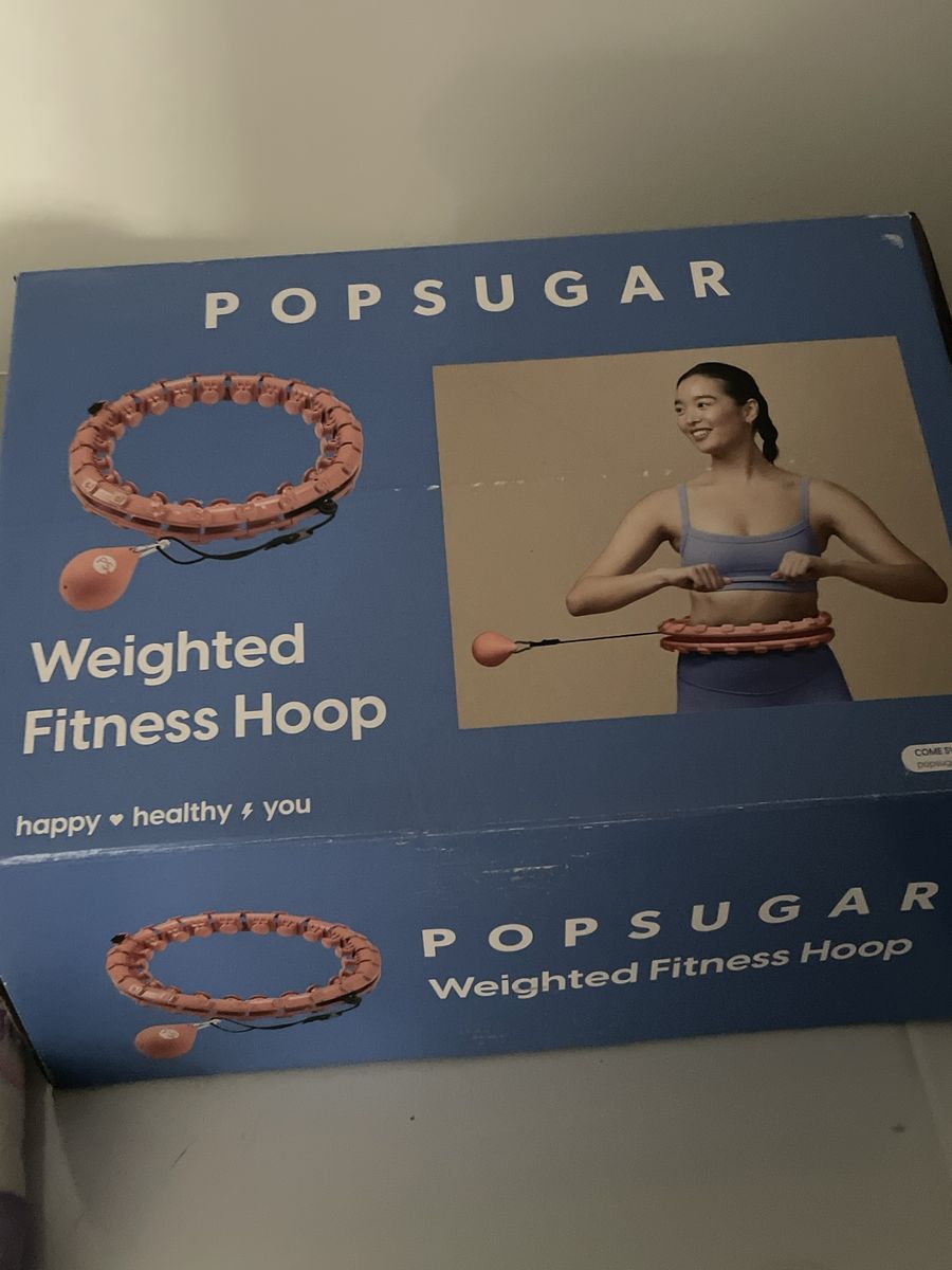 Weighted hoop fitness hoop