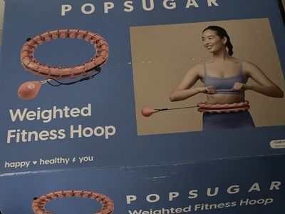 Weighted hoop fitness hoop