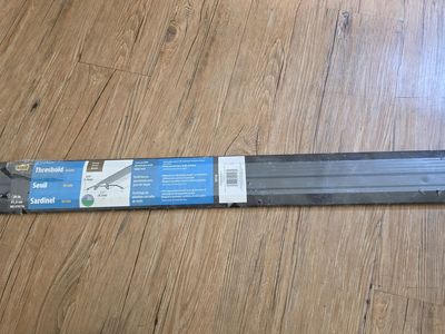 M-D Building Products 36" Bronze Door Threshold with rubber insert, 3.75" Wide