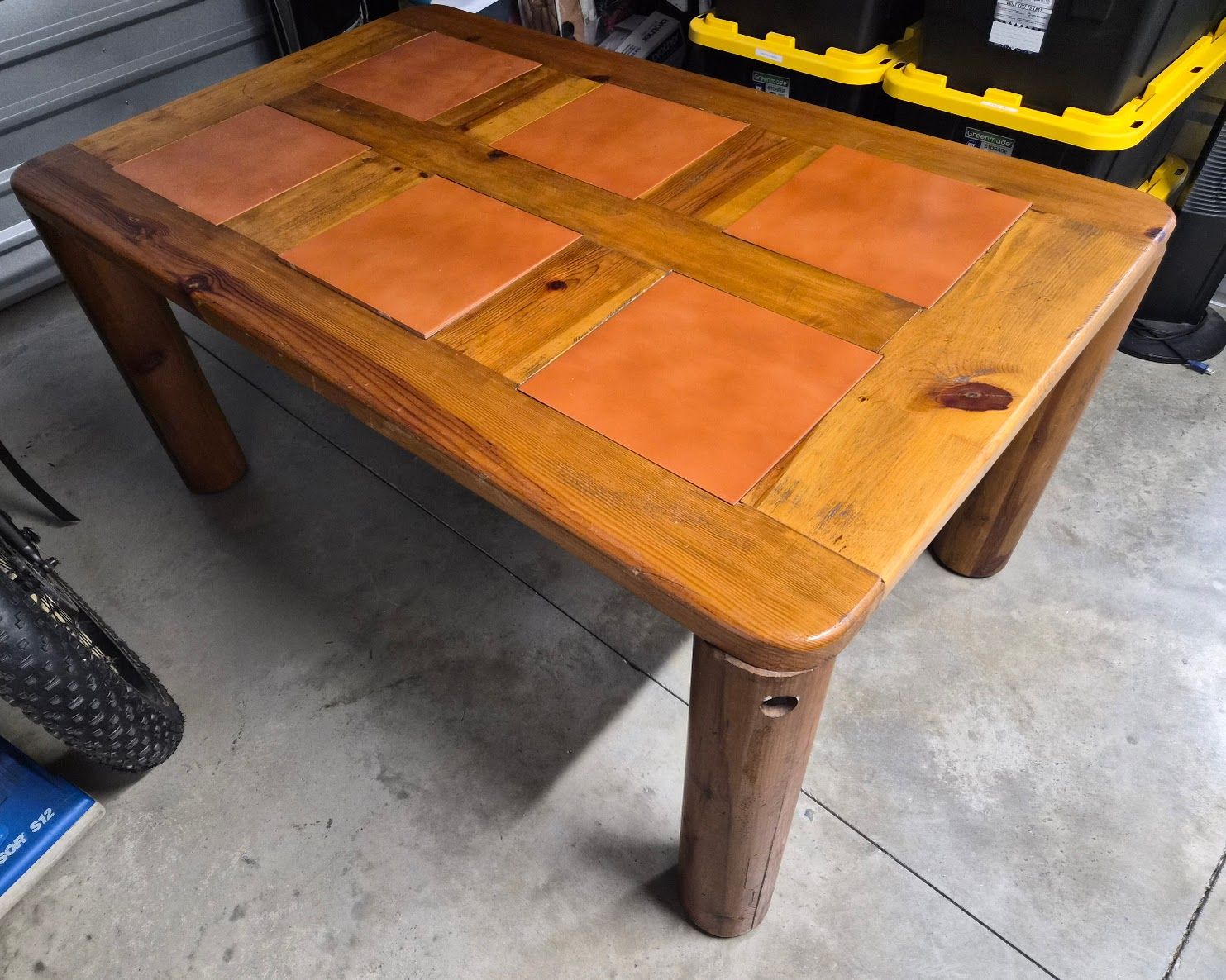 Beautiful Rustic Solid Wood Dining Set – Table & 6 Chairs