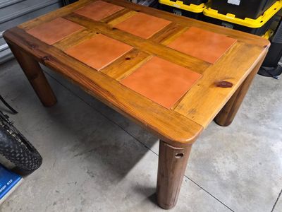 Beautiful Rustic Solid Wood Dining Set – Table & 6 Chairs