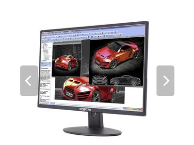 SCEPTRE E248W-19203R 24" LED Monitor 1080p 75Hz Ultra Slim HDMI/VGA