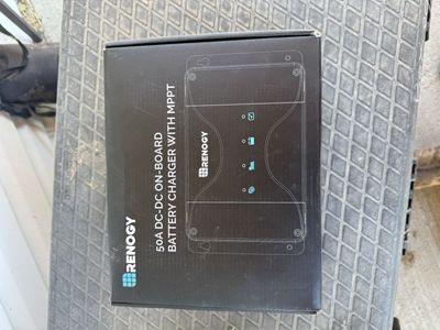 Renogy 50A Dual Input DC-DC On-Board Battery Charger w/ MPPT – New