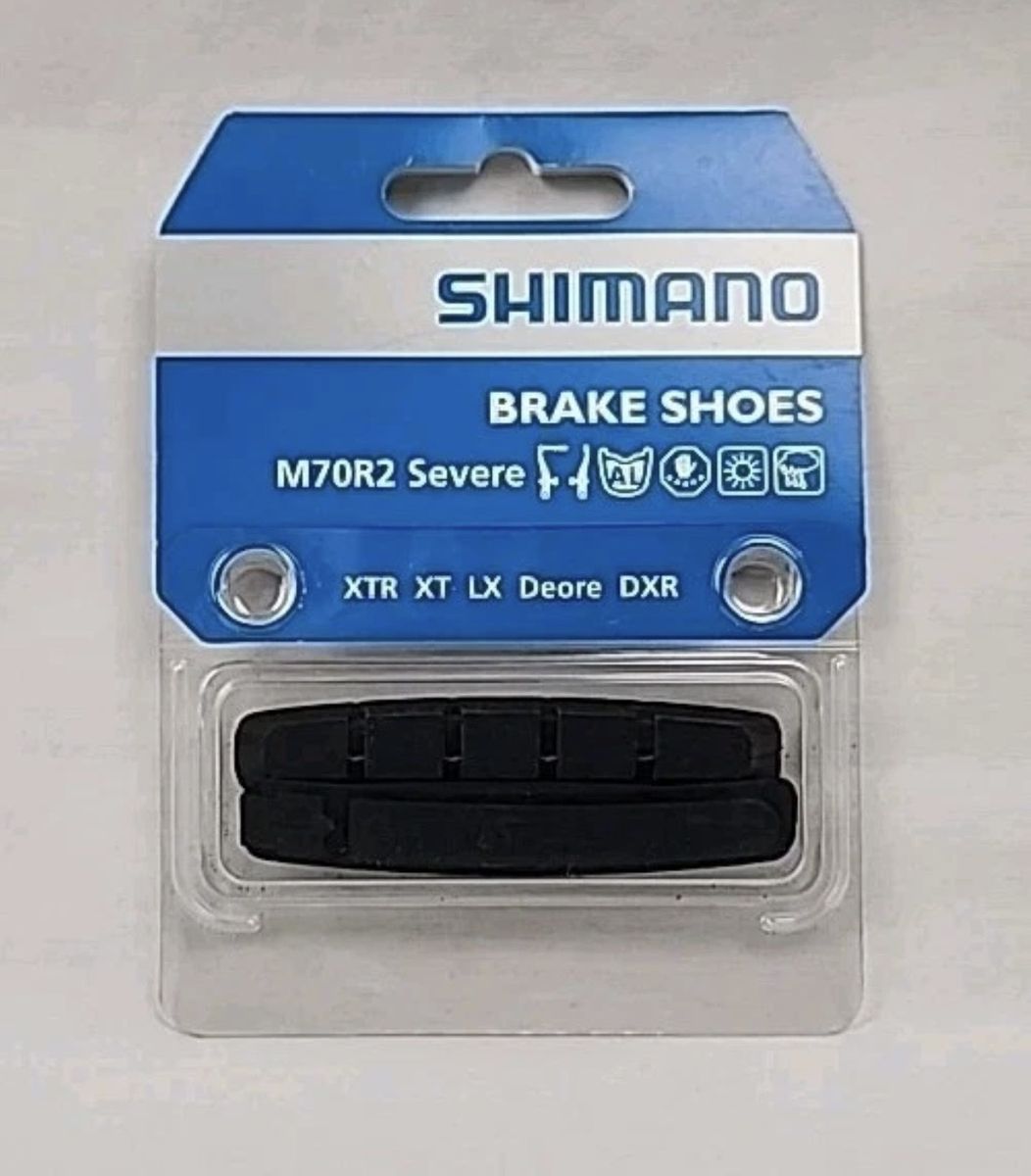 Pair of Shimano M70R2 V Brake Shoes XTR XT LX DXR