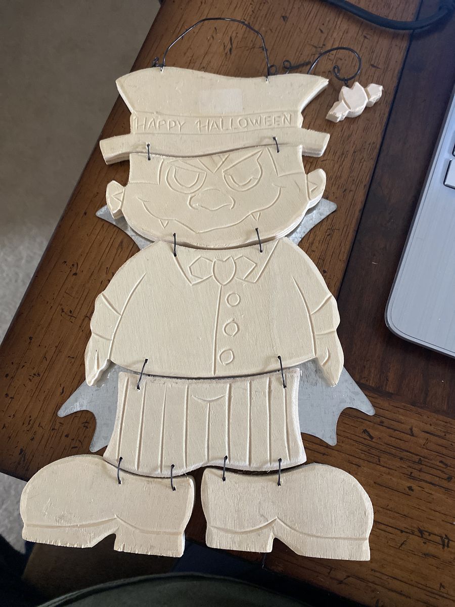 Cute Vampire Halloween Craft