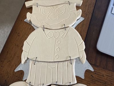 Cute Vampire Halloween Craft