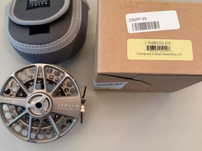 Lamson Litespeed 4 HardALox G5 Fly Fishing Reel with Case - LS4REEL G5