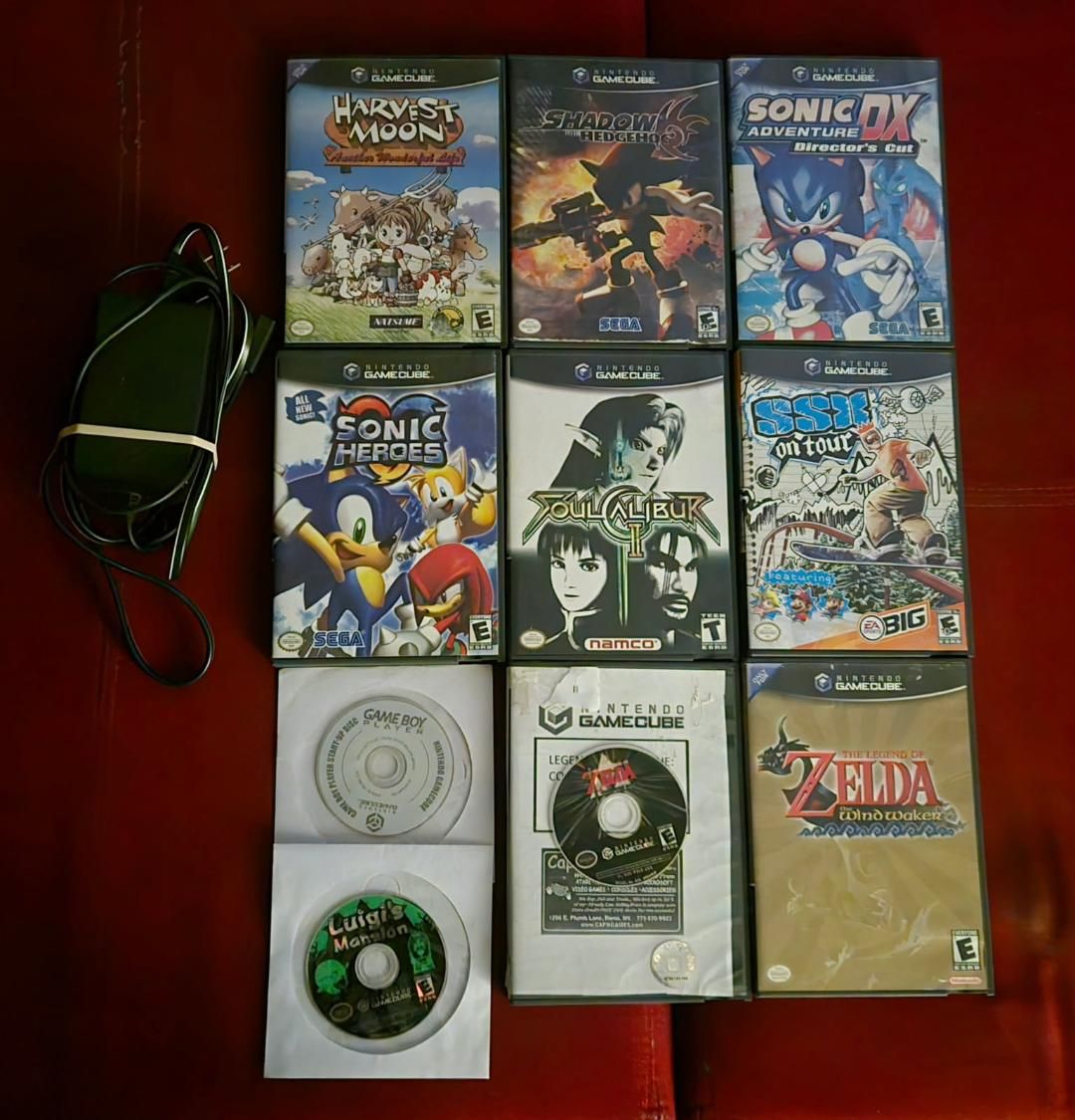 Nintendo Gamecube game bundle including Zelda Wind Waker! trades considered!