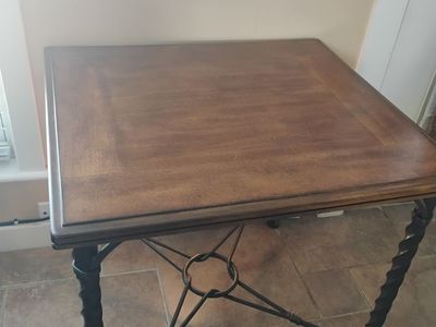 Two matching end tables