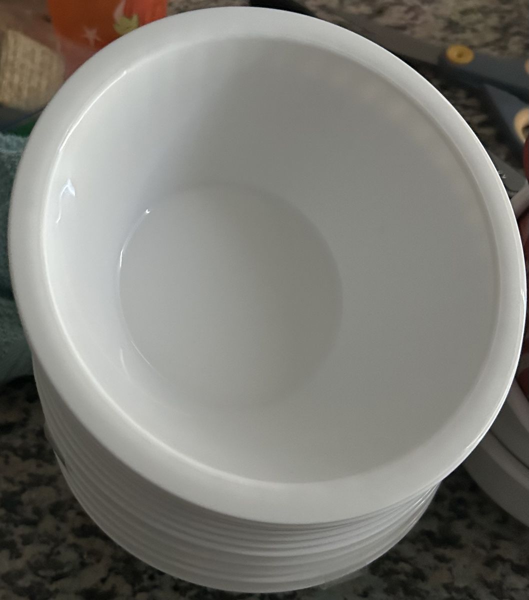 Plastic bowls