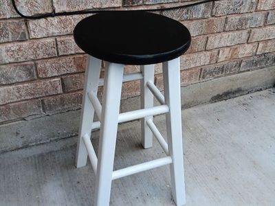 Wooden bar stool