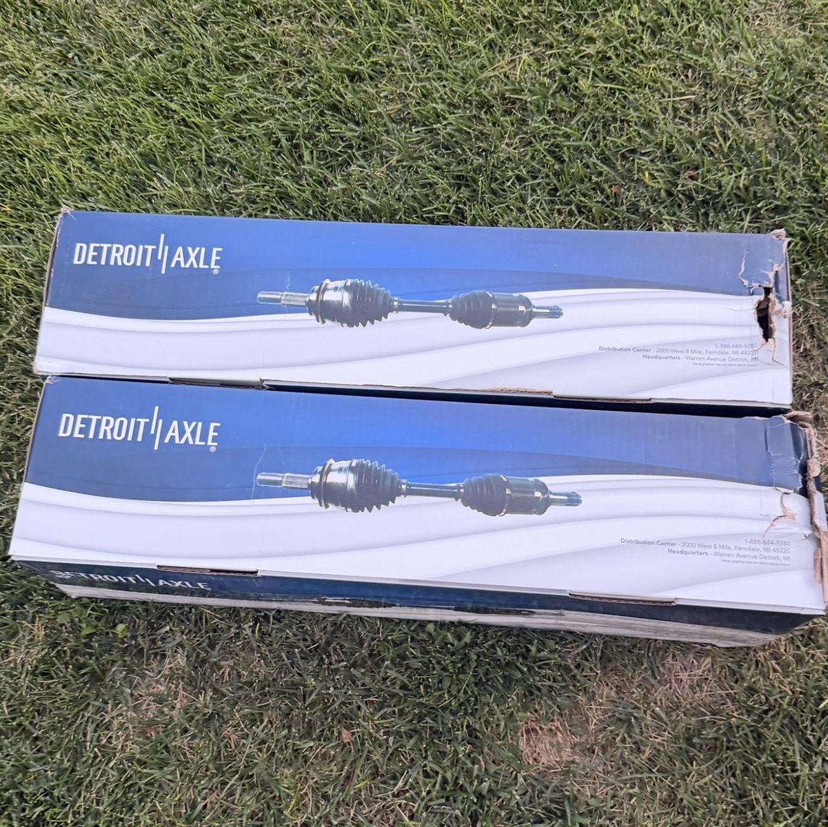 NEW Pair Detroit Axle Front CV Axles D-0506 - Fits Subaru Forester Impreza Legacy