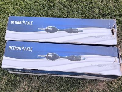 NEW Pair Detroit Axle Front CV Axles D-0506 - Fits Subaru Forester Impreza Legacy
