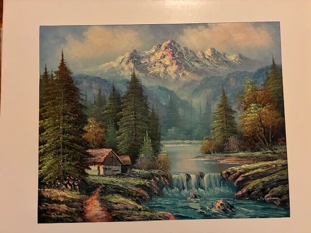 one of a kind oil painting.